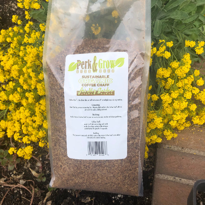 SUSTAINABLE COFFEE CHAFF FOR YOUR GARDEN